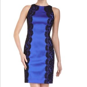 David Meister lace trimmed dress size 6